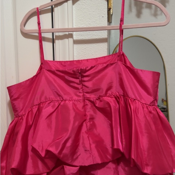 Fuchsia, Tiered Ruffle Top - Picture 3 of 4